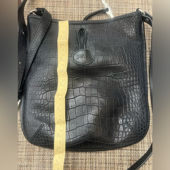 Longchamp Croc Roseau Leather Crossbody - Picture 14 of 14